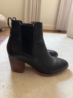 Madewell Regan Boot Black Leather